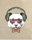Hipster Panda Krepšys